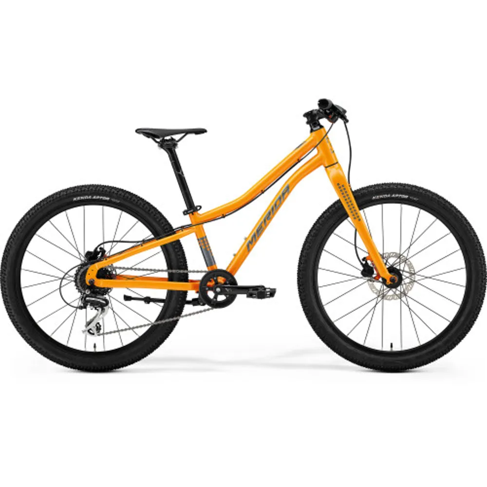 uPRISE Bikes Merida Matts J.24+ 24w 2025 Junior Fat Bike - Silk Orange/Blue | Price match, 365 day return s, 18-Month Warranty, Finance Available & Free UK Delivery
