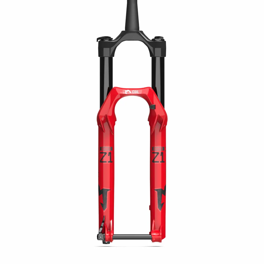 uPRISE Bikes Marzocchi Bomber Z1 Coil RAIL Tapered 29er 160mm 15QR110 44mm Fork Red | Price match, 365 day return s, 18-Month Warranty, Finance Available & Free UK Delivery