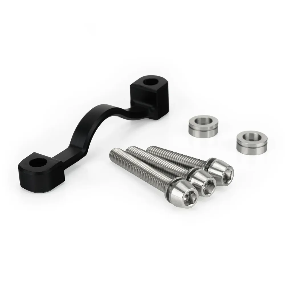 uPRISE Bikes Hel HEL Advocate +23mm Post Mount Caliper Titanium Bolt Kit - Black | Price match, 365 day return s, 18-Month Warranty, Finance Available & Free UK Delivery