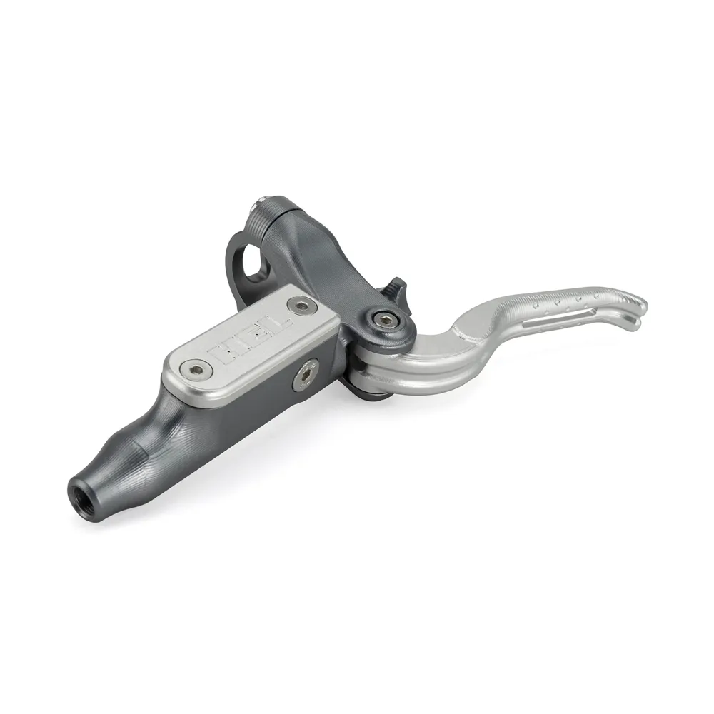 uPRISE Bikes Hel HEL Advocate 4-Piston Hydraulic Disc Brake System - Grey/Silver/Clear | Price match, 365 day return s, 18-Month Warranty, Finance Available & Free UK Delivery