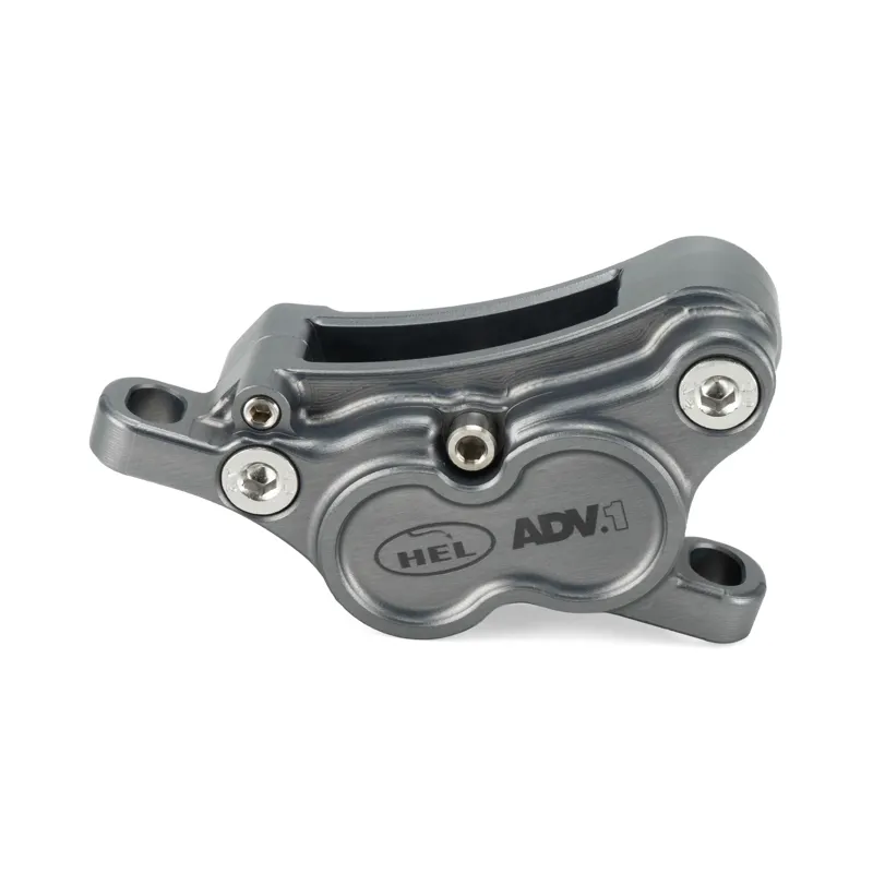 HEL Advocate 4-Piston Hydraulic Disc Brake System - Grey/Silver/Clear-3