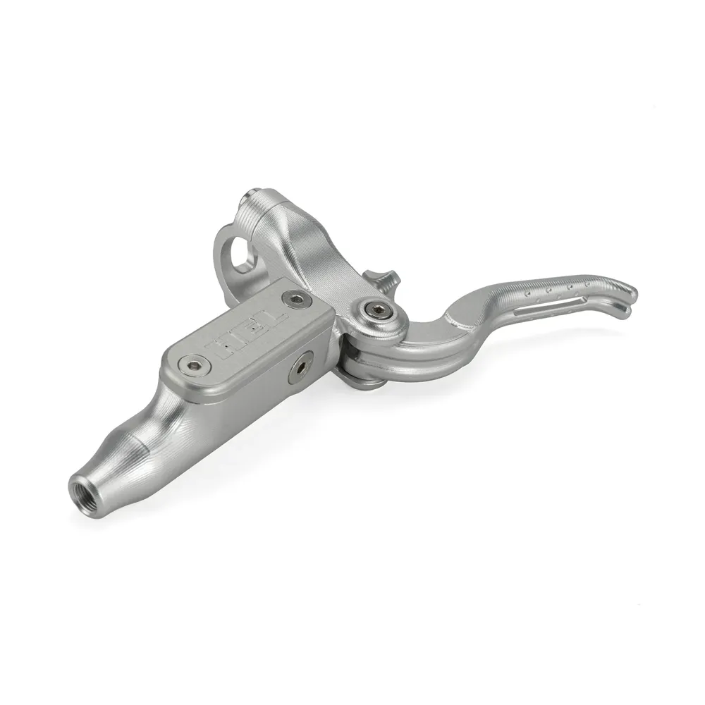 uPRISE Bikes Hel HEL Advocate 4-Piston Hydraulic Disc Brake System - Hyper Silver/Clear | Price match, 365 day return s, 18-Month Warranty, Finance Available & Free UK Delivery