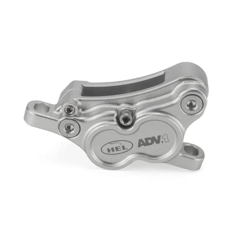 HEL Advocate 4-Piston Hydraulic Disc Brake System - Hyper Silver/Clear-3