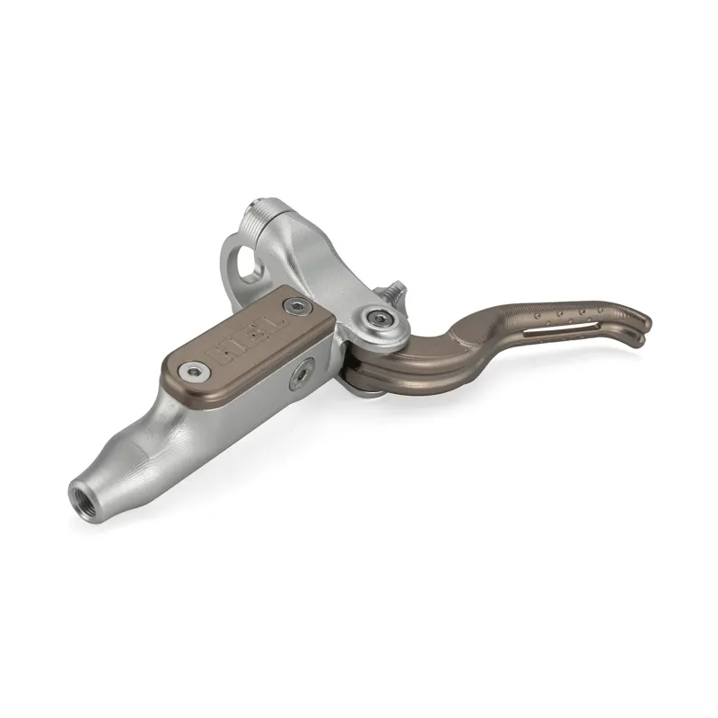 HEL Advocate 4-Piston Hydraulic Disc Brake System - Silver/Bronze/Clear