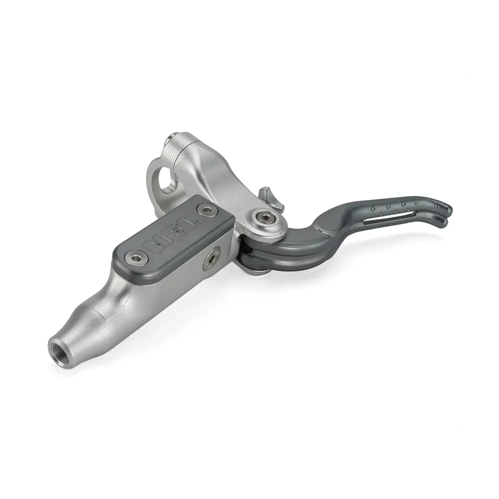 uPRISE Bikes Hel HEL Advocate 4-Piston Hydraulic Disc Brake System - Silver/Grey/Clear | Price match, 365 day return s, 18-Month Warranty, Finance Available & Free UK Delivery