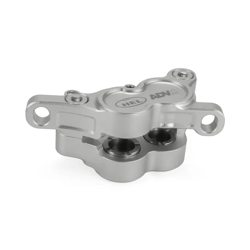 HEL Advocate 4-Piston Hydraulic Disc Brake System - Silver/Grey/Clear-5