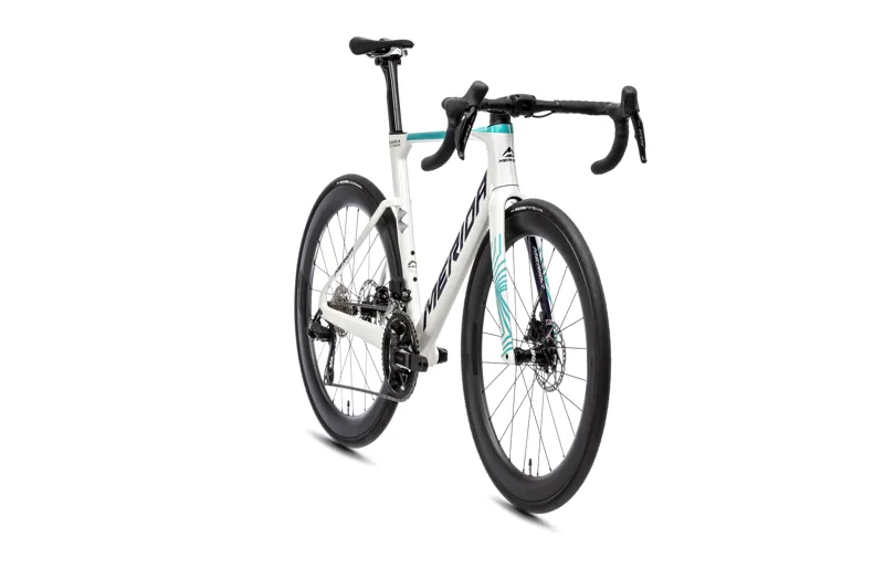Merida Reacto 6000 2025 Carbon Aero Road Bike - Teal/Pearl-5