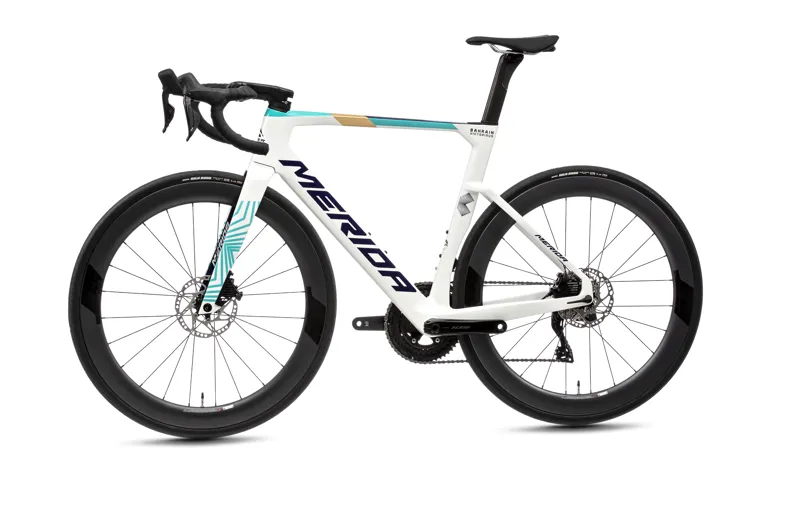 Merida Reacto 6000 2025 Carbon Aero Road Bike - Teal/Pearl-13