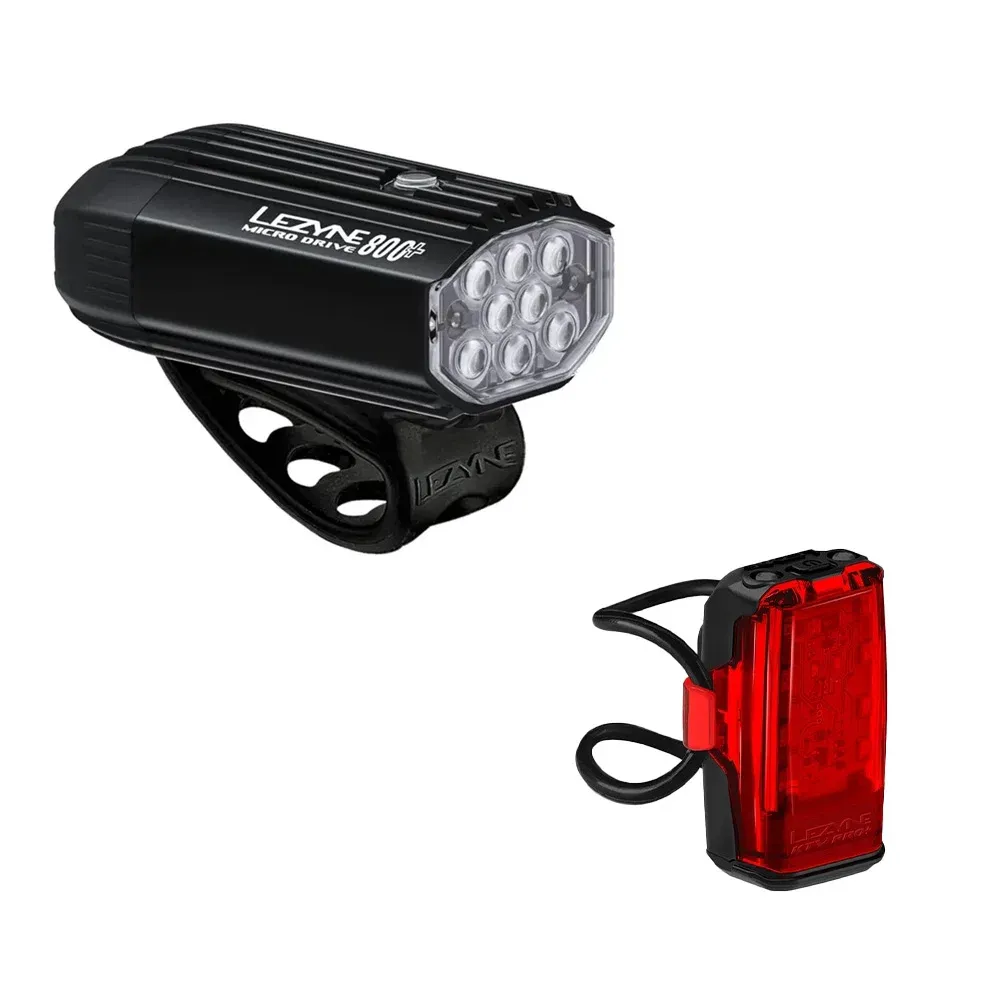 uPRISE Bikes Lezyne Micro Drive 800+/KTV+ Drive Light Set | Price match, 365 day returns, 18-Month Warranty, Finance Available & Free UK Delivery