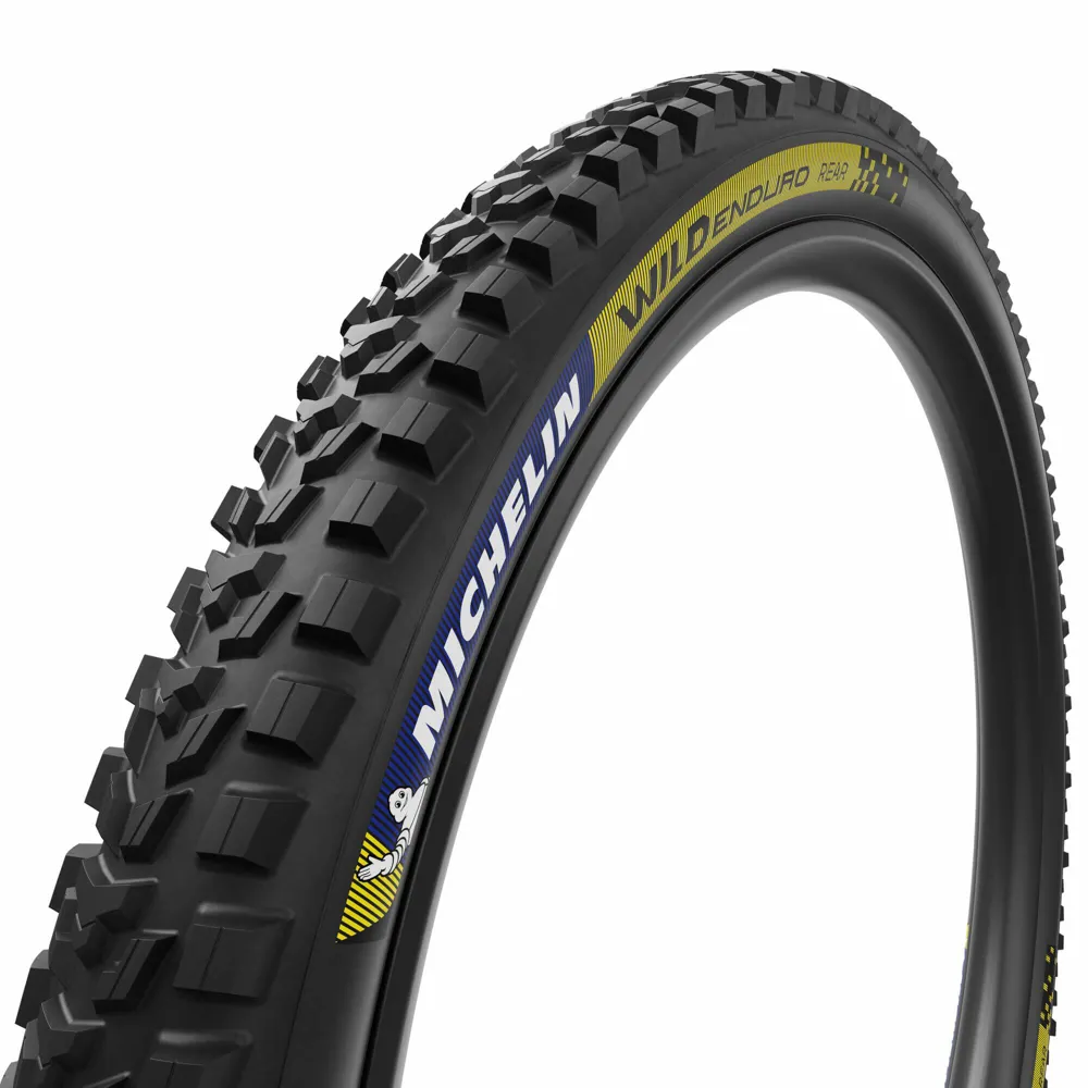 uPRISE Bikes Michelin Wild Enduro Rear Racing Line 29x2.40 Rear MTB Tyre - Blue/Yellow | Price match, 365 day return s, 18-Month Warranty, Finance Available & Free UK Delivery