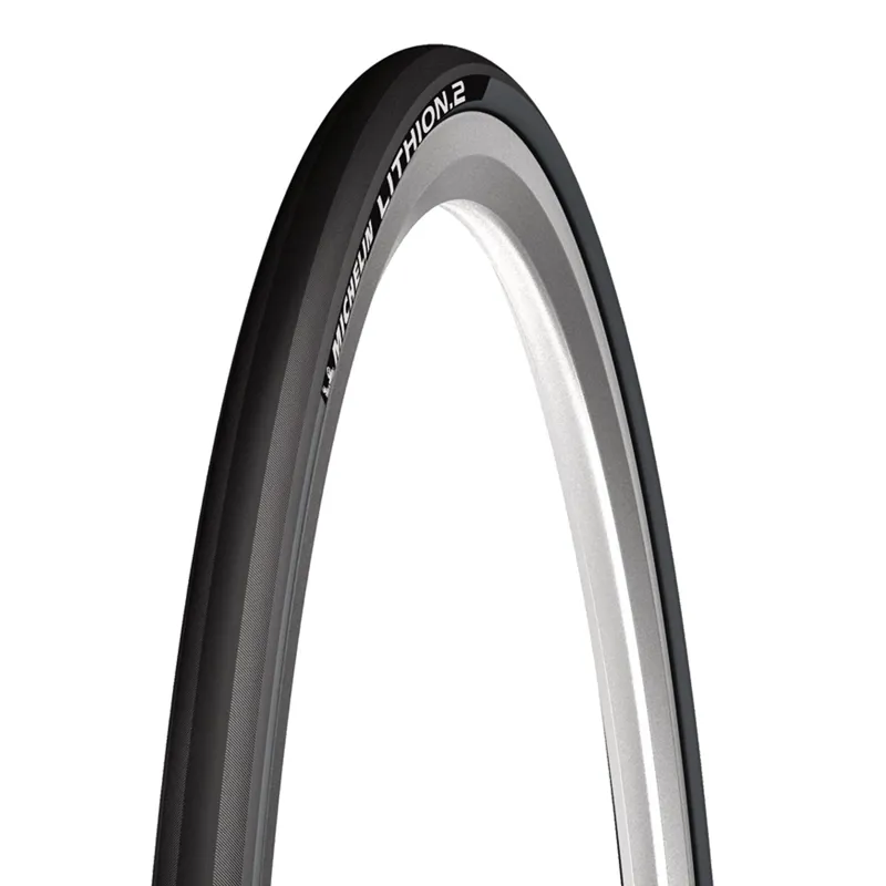 Michelin Lithion 2 700x25c Folding Road Bike Tyre - Dark Grey