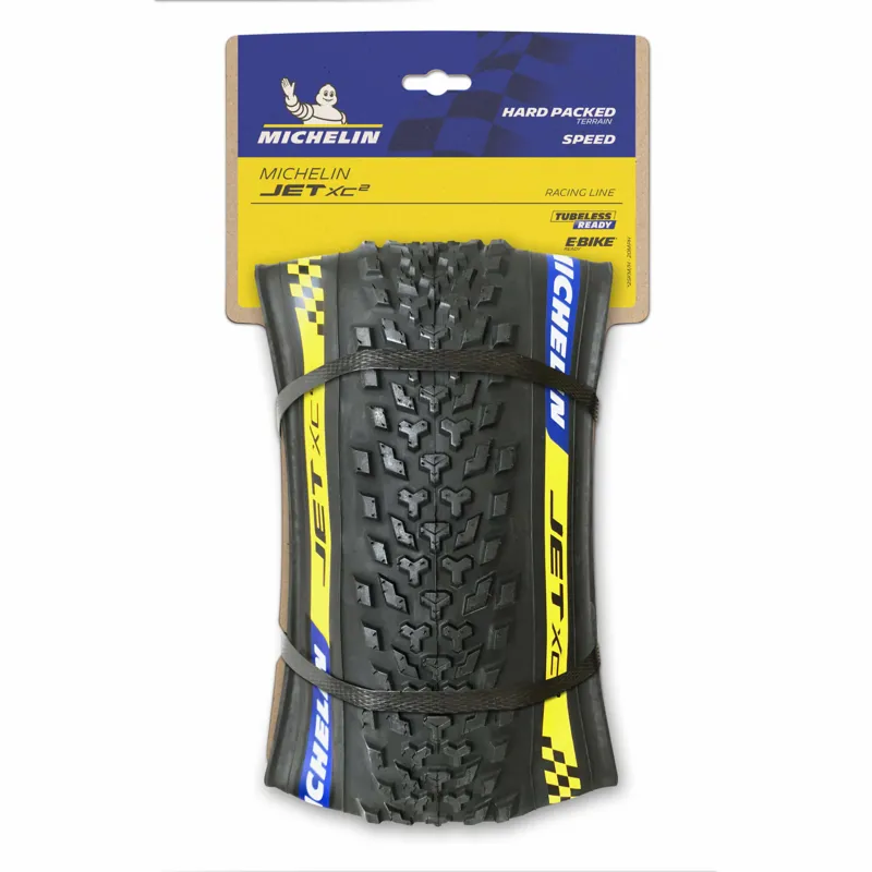 Michelin Jet XC2 Racing Line MTB Tyre - 29 x 2.35 - Black-2