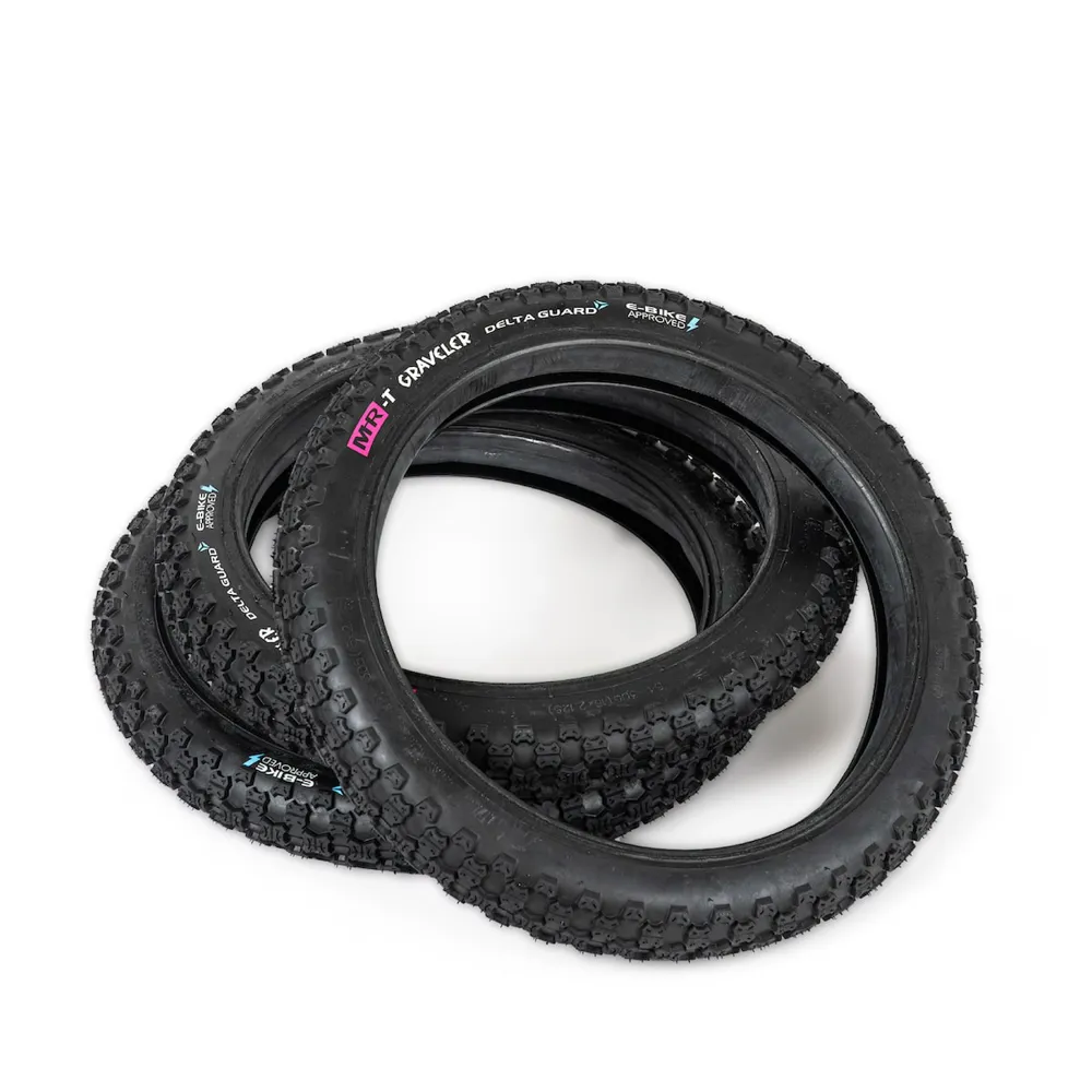 uPRISE Bikes Mirider MR-T Graveler Chunky Tyres 16 x 2.125 - Pair | Price match, 365 day returns, 18-Month Warranty, Finance Available & Free UK Delivery