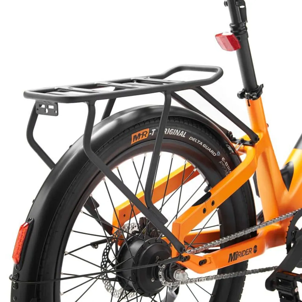 uPRISE Bikes Mirider 24 Rear Luggage Rack - Black | Price match, 365 day return s, 18-Month Warranty, Finance Available & Free UK Delivery