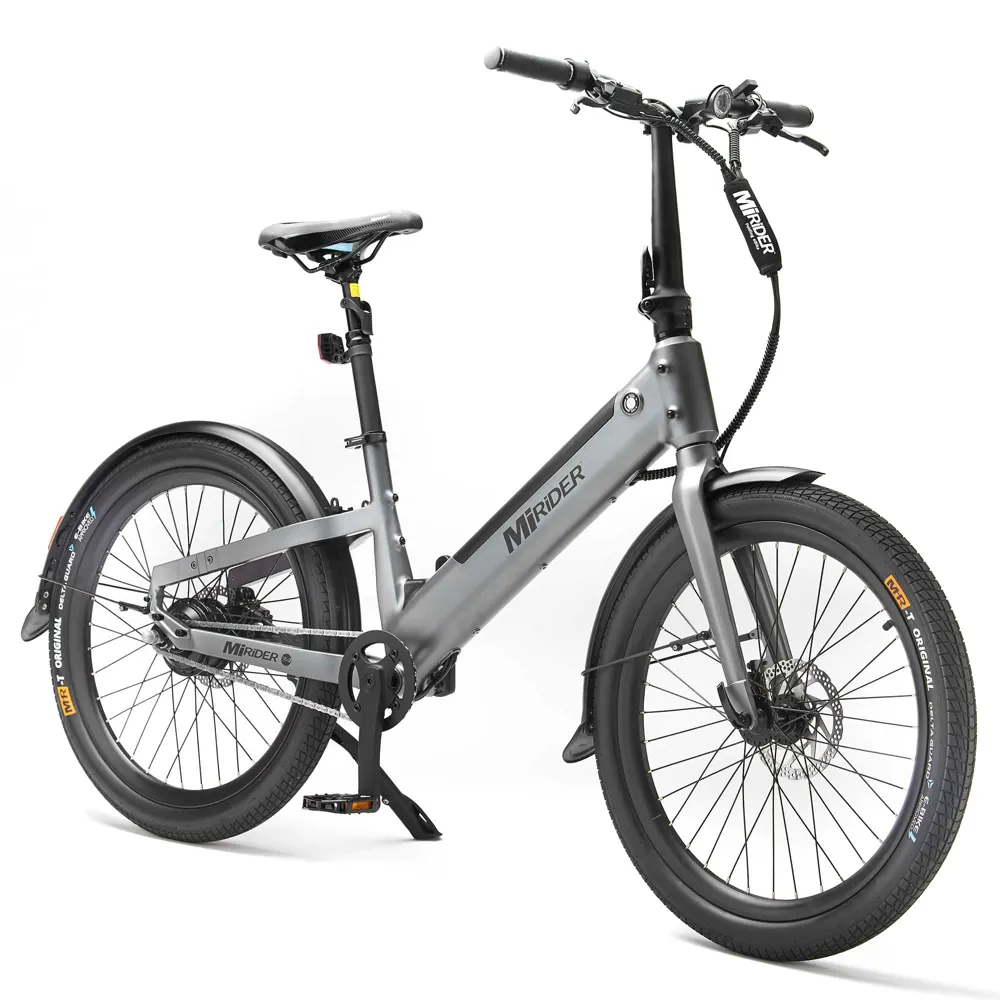 uPRISE Bikes Mirider 24 Compact Electric Hybrid Bike - Onyx Grey | Price match, 365 day return s, 18-Month Warranty, Finance Available & Free UK Delivery