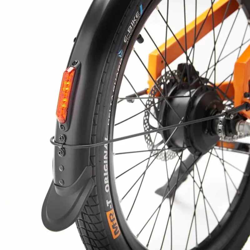 Mirider 24 Compact Electric Hybrid Bike - Ember Orange-2