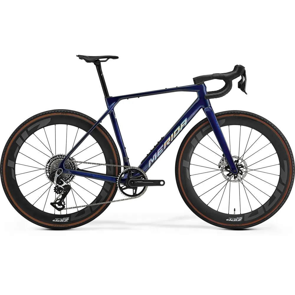 uPRISE Bikes Merida Mission 10K 2026 Carbon Gravel Road Bike - Blue Clear Coat | Price match, 365 day return s, 18-Month Warranty, Finance Available & Free UK Delivery