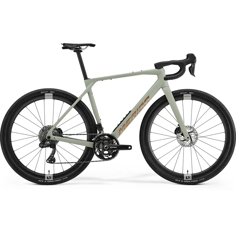 Merida Mission 7000 2026 Carbon Gravel Road Bike - Early Moss Grey