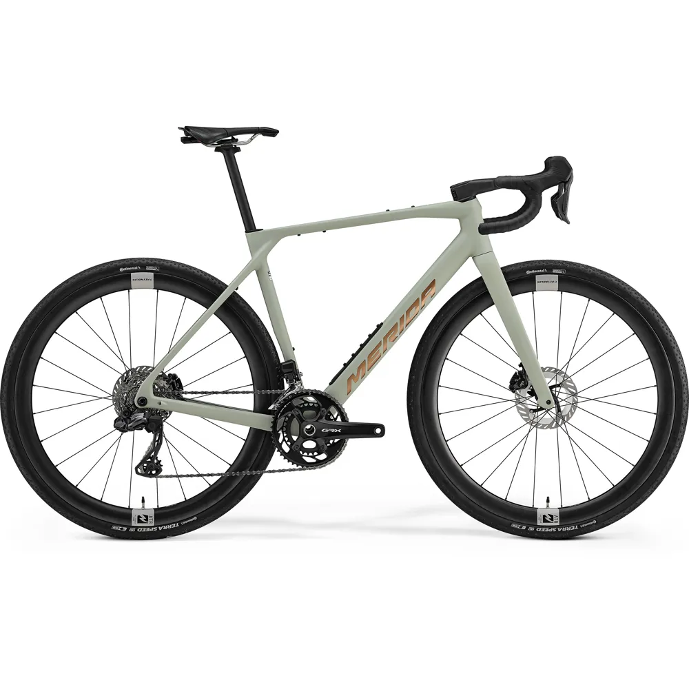 uPRISE Bikes Merida Mission 7000 2026 Carbon Gravel Road Bike - Early Moss Grey | Price match, 365 day return s, 18-Month Warranty, Finance Available & Free UK Delivery