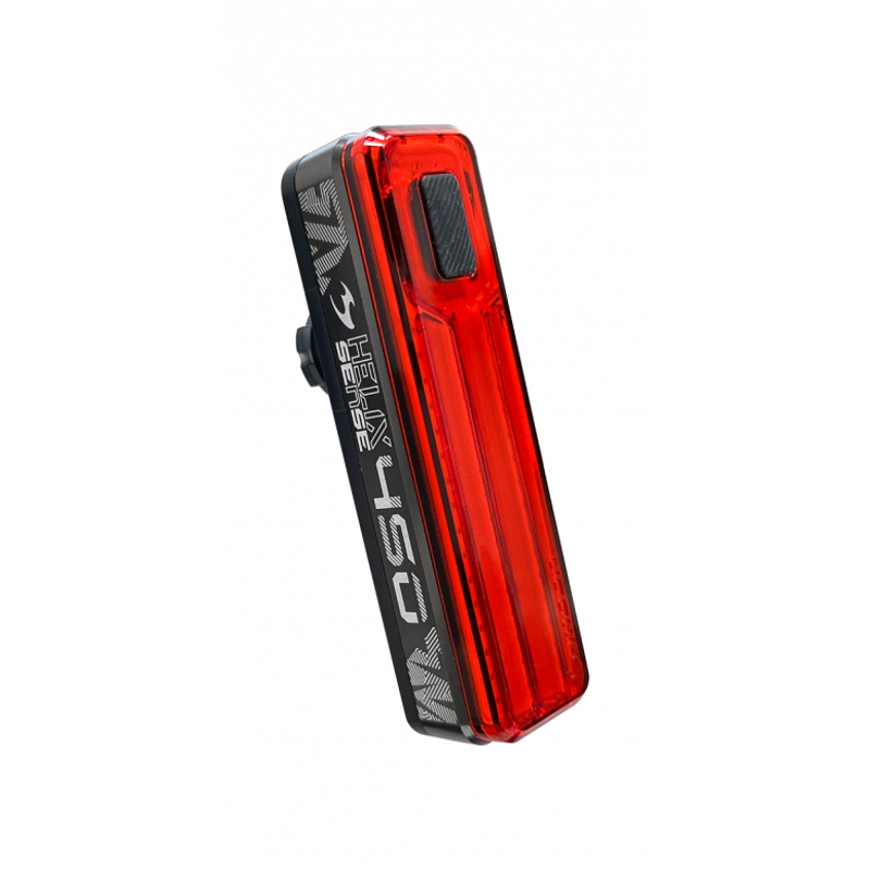Moon Helix Sense 450 Lumens Rechargeable Rear Light - Black/Red-1