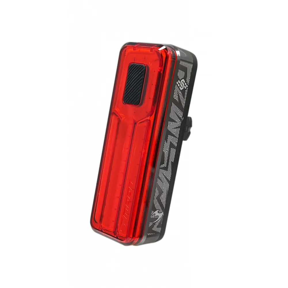 uPRISE Bikes Moon Helix Sense 300 Lumens Rechargeable Rear Light - Black/Red | Price match, 365 day return s, 18-Month Warranty, Finance Available & Free UK Delivery