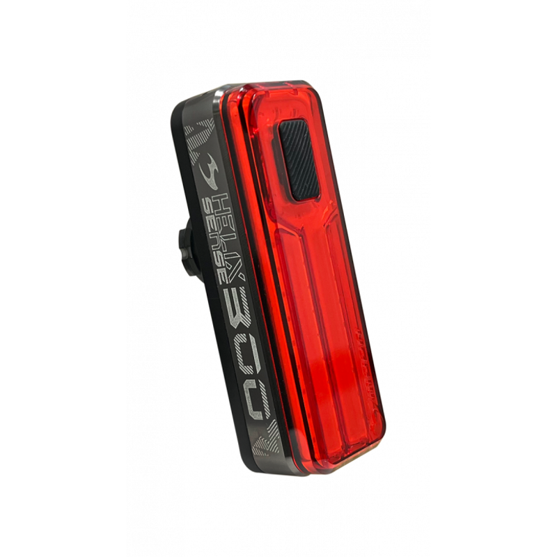 Moon Helix Sense 300 Lumens Rechargeable Rear Light - Black/Red-1
