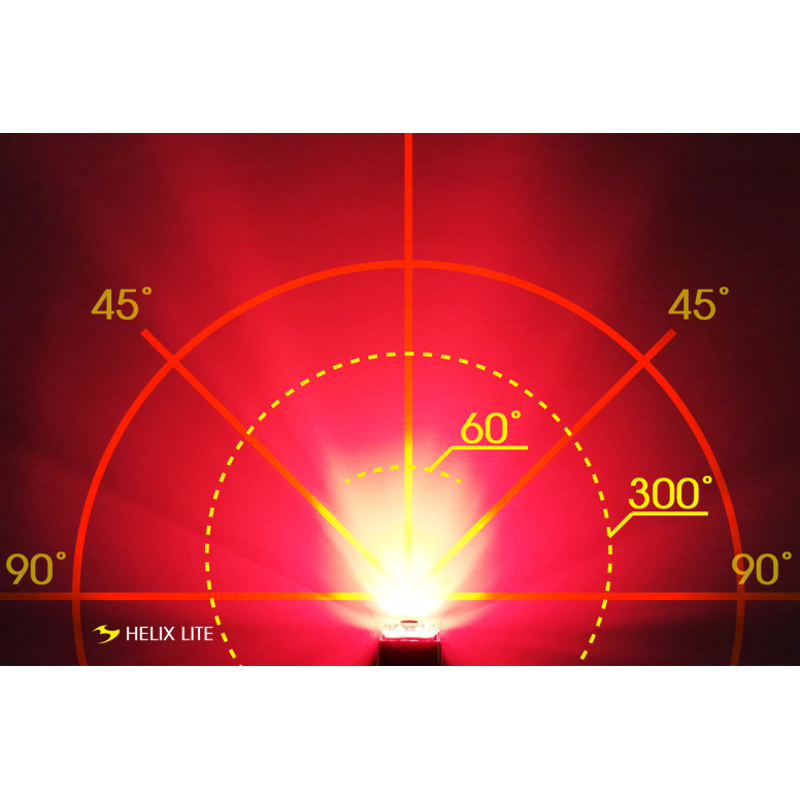 Moon Helix Lite 100 Lumens Rechargeable Rear Light - Black/Red-1