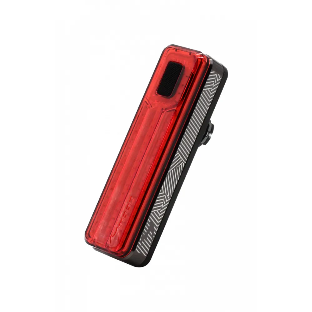 uPRISE Bikes Moon Helix Max 250 Lumens Rechargeable Rear Light - Black/Red | Price match, 365 day return s, 18-Month Warranty, Finance Available & Free UK Delivery
