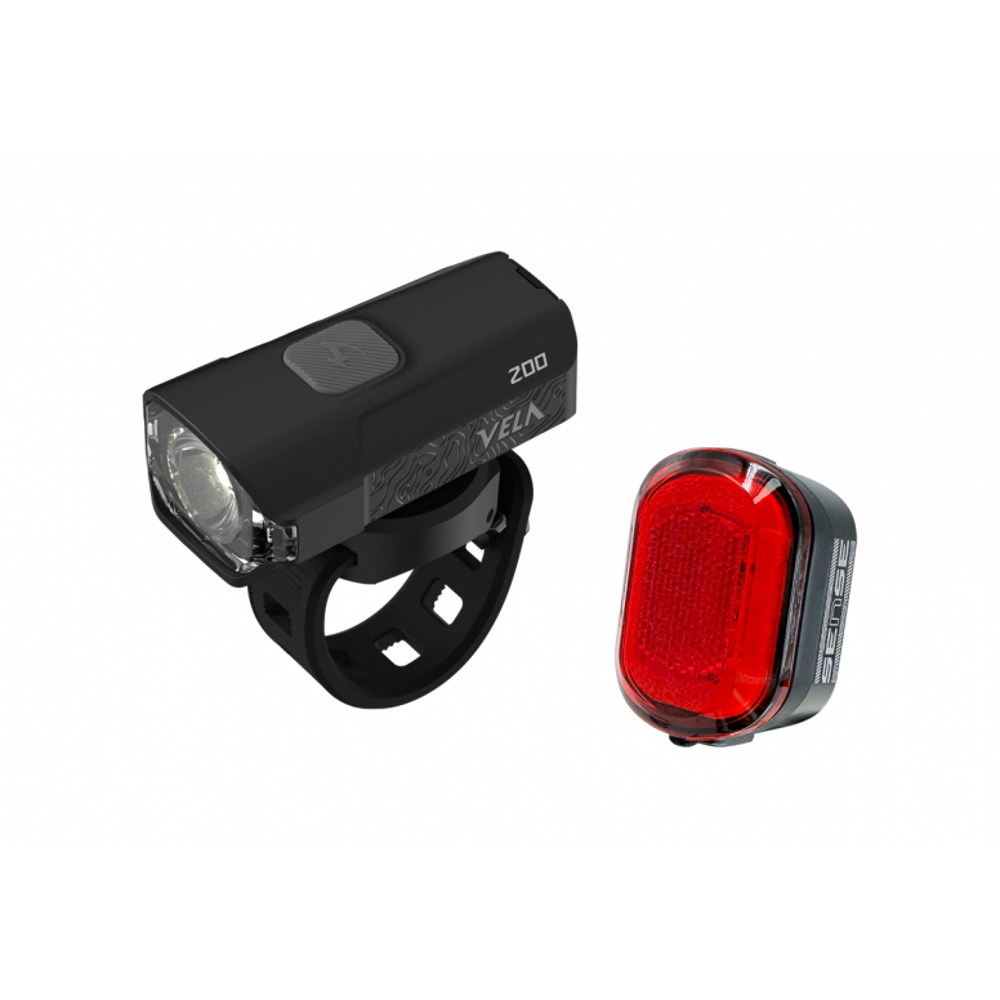 uPRISE Bikes Moon Vela 200 Lumens + Orion 50 Lumens Light Set | Price match, 365 day return s, 18-Month Warranty, Finance Available & Free UK Delivery