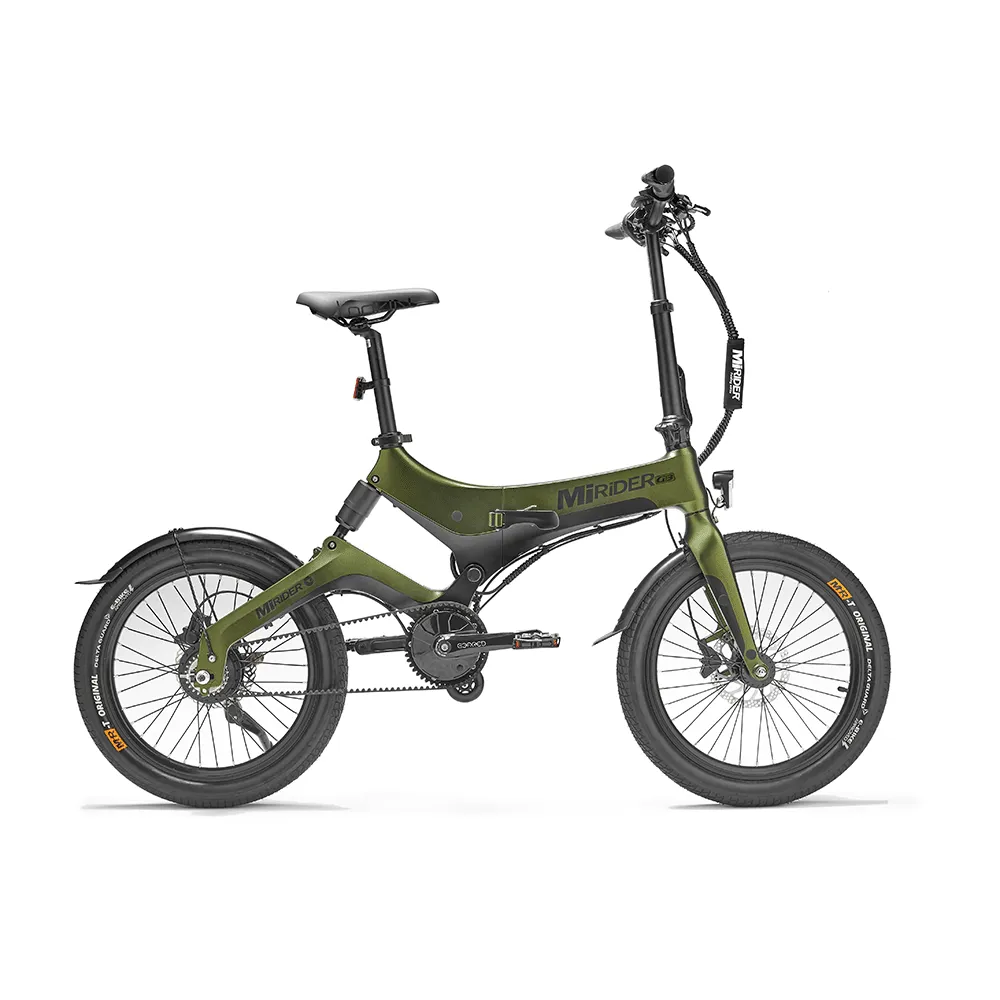 uPRISE Bikes Mirider GB3 20w 3 Speed 2025 Electric Folding Bike - Aurora Green | Price match, 365 day return s, 18-Month Warranty, Finance Available & Free UK Delivery