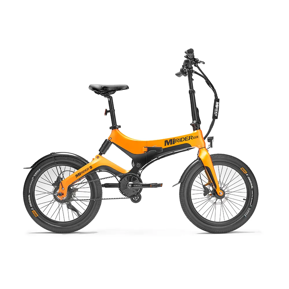 uPRISE Bikes Mirider GB3 20w 3 Speed 2025 Electric Folding Bike - Ember Orange | Price match, 365 day return s, 18-Month Warranty, Finance Available & Free UK Delivery