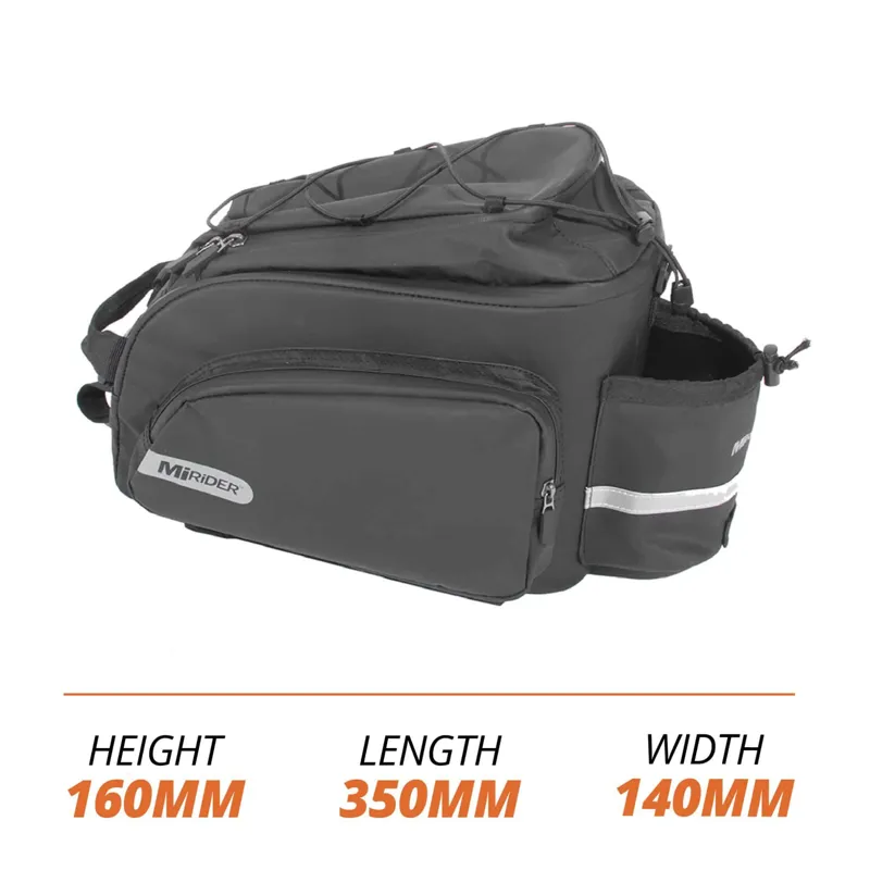 Mirider Pannier Bag V2 - 13 Litre - Black-1