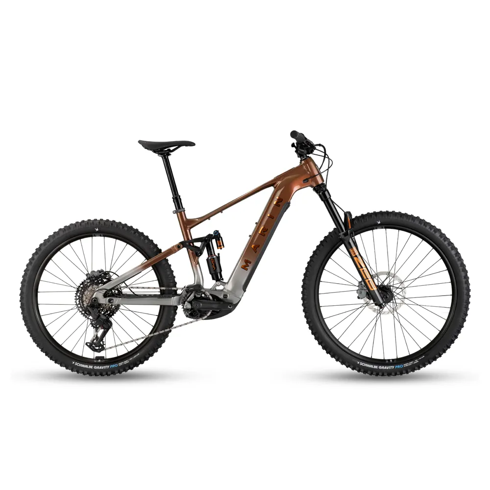 uPRISE Bikes Marin Alpine Trail E2 2026 Electric Full Suspension MTB - Root Beer | Price match, 365 day returns, 18-Month Warranty, Finance Available & Free UK Delivery