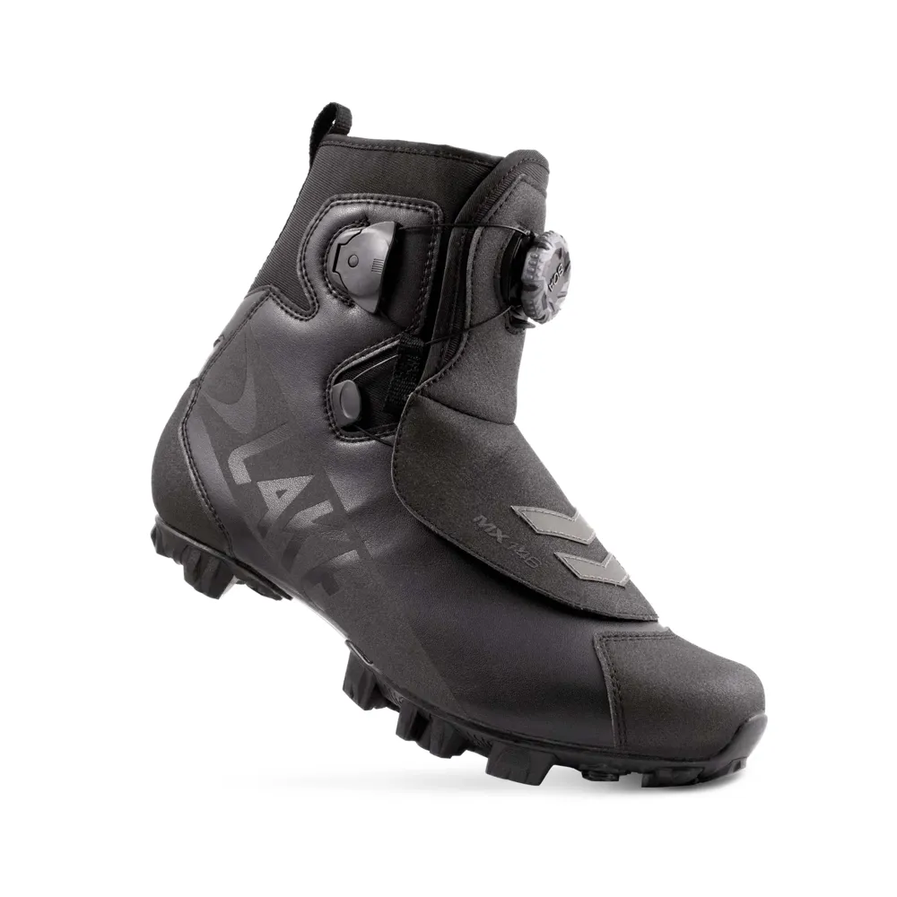 uPRISE Bikes Lake MX146 Winter MTB Cycling Boots - Black | Price match, 365 day return s, 18-Month Warranty, Finance Available & Free UK Delivery