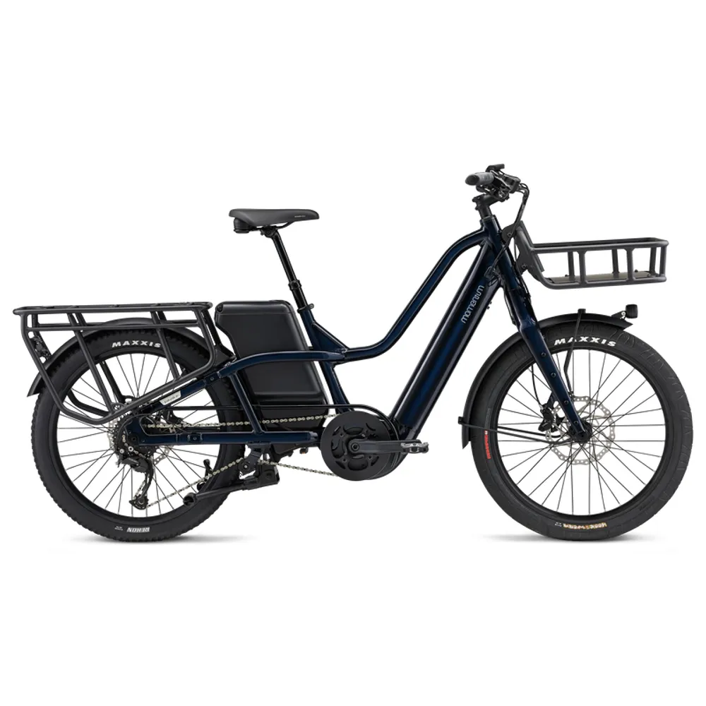 uPRISE Bikes Momentum PakYak E+ Electric Cargo Bike - Ink | Price match, 365 day return s, 18-Month Warranty, Finance Available & Free UK Delivery