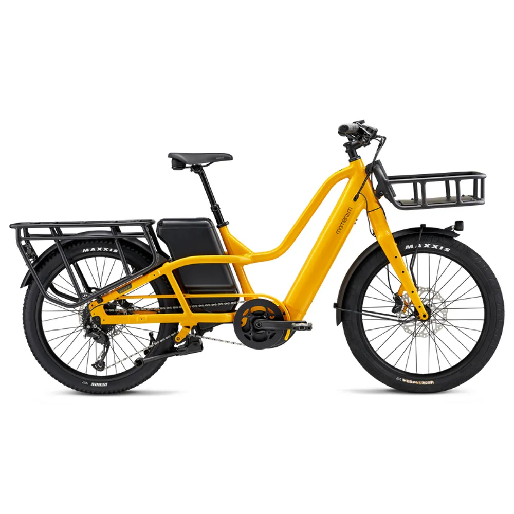 uPRISE Bikes Momentum PakYak E+ Electric Cargo Bike - Bumblebee | Price match, 365 day return s, 18-Month Warranty, Finance Available & Free UK Delivery
