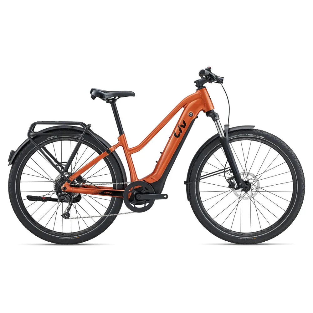 uPRISE Bikes Liv Amiti-E+ 2 Women's Electric Hybrid Bike - Copper Coin | Price match, 365 day return s, 18-Month Warranty, Finance Available & Free UK Delivery