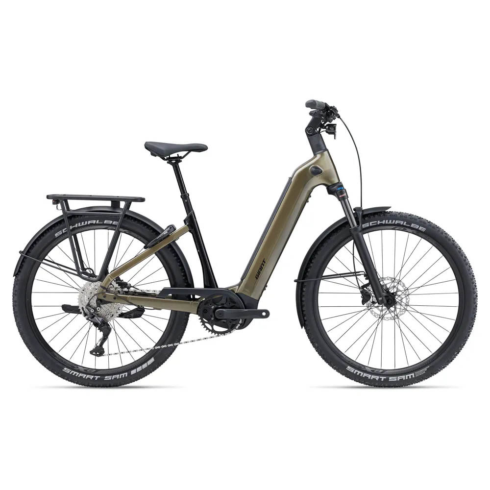uPRISE Bikes Giant AnyTour X E+ 3 2024 Electric Hybrid Bike - Pyrite Brown | Price match, 365 day returns, 18-Month Warranty, Finance Available & Free UK Delivery