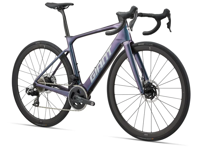 Giant Defy Advanced E+ Elite 0 2025 Electric Road bike - Blue Dragonfly-1