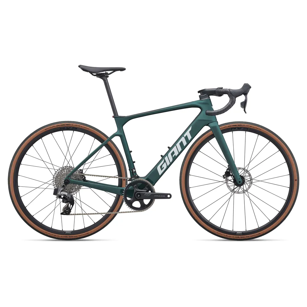 uPRISE Bikes Giant Defy Advanced E+ Elite AR 2025 Electric Road Bike - Kelp Forest | Price match, 365 day return s, 18-Month Warranty, Finance Available & Free UK Delivery