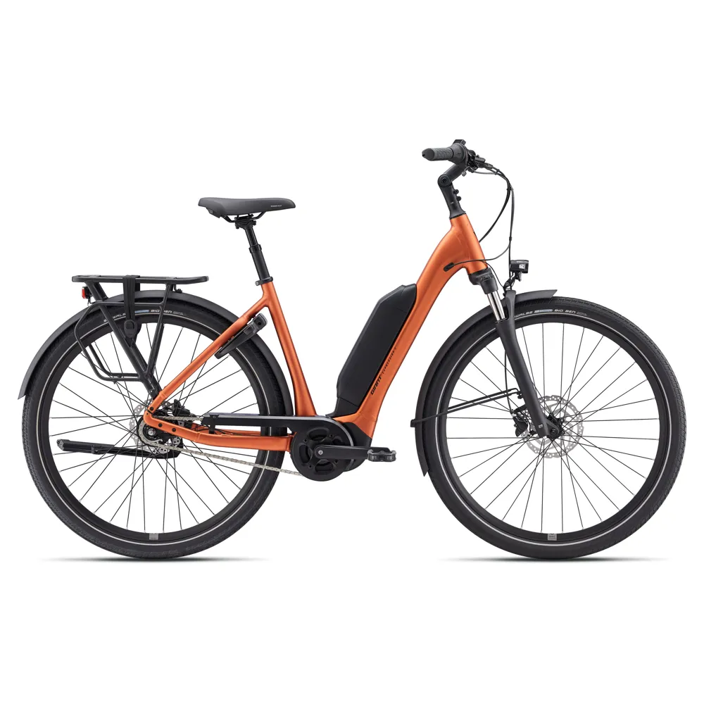 uPRISE Bikes Giant Expression E+ 1 2024 Electric Hybrid Bike - Copper Coin | Price match, 365 day return s, 18-Month Warranty, Finance Available & Free UK Delivery