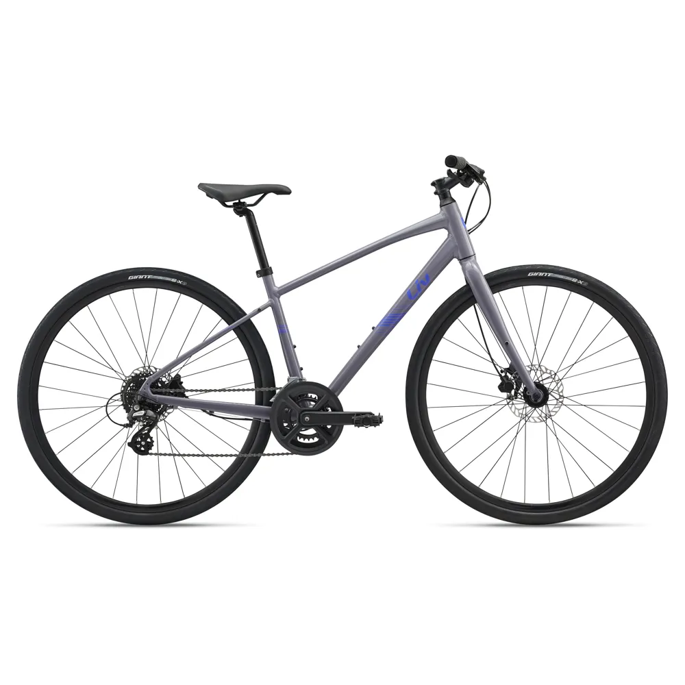 uPRISE Bikes Liv Alight 3 Disc 2026 Women's Hybrid Bike Night Haze | Price match, 365 day return s, 18-Month Warranty, Finance Available & Free UK Delivery