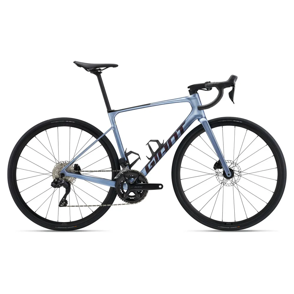 uPRISE Bikes Giant Defy Advanced 1 2025 Carbon Endurance Road Bike - Frost Silver | Price match, 365 day return s, 18-Month Warranty, Finance Available & Free UK Delivery