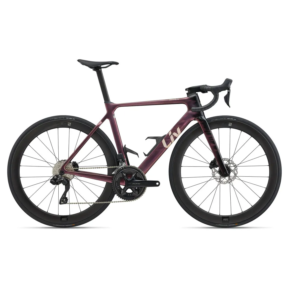 uPRISE Bikes Liv EnviLiv Advanced 1 2025 Women's Carbon Road Bike - Mechanic Rose | Price match, 365 day return s, 18-Month Warranty, Finance Available & Free UK Delivery