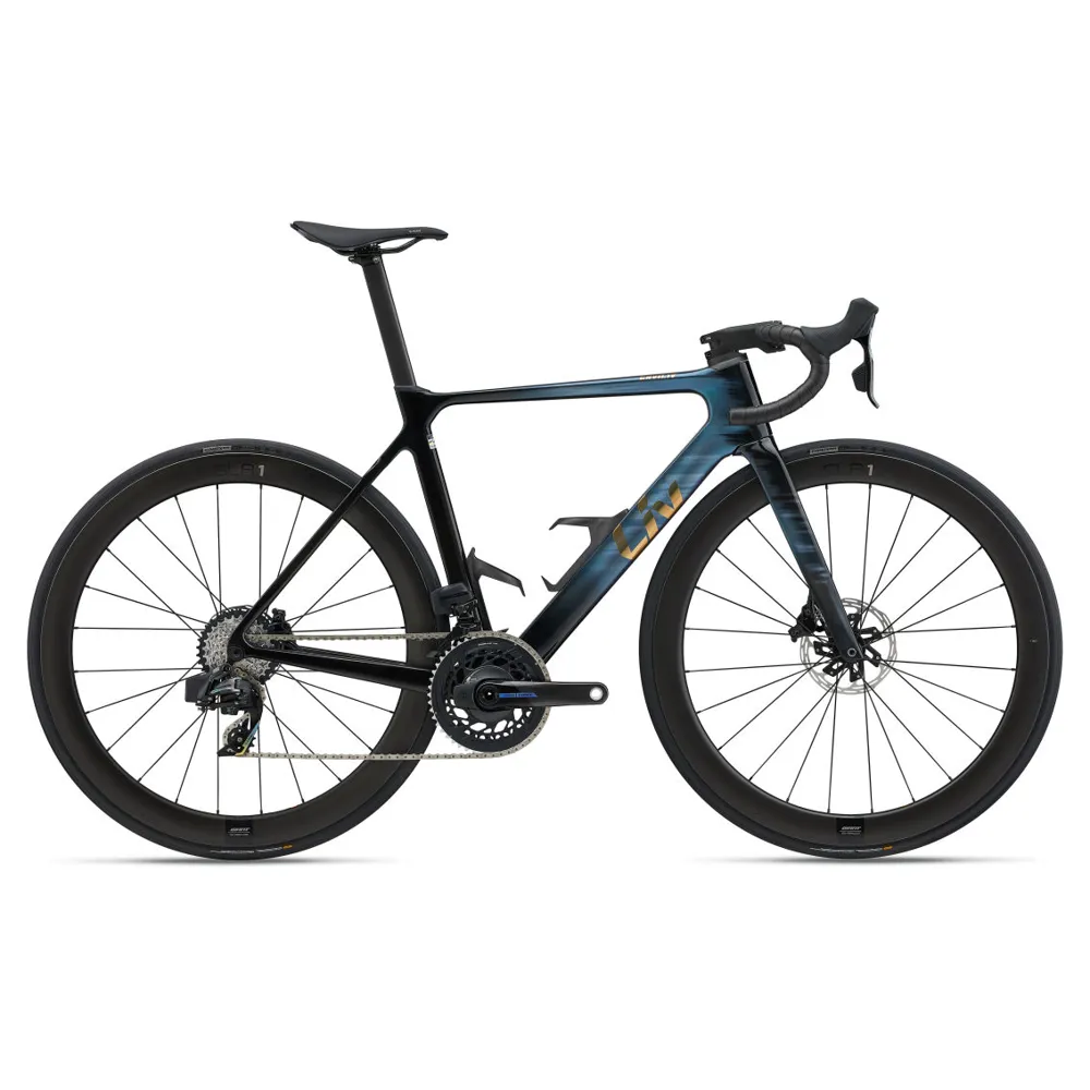 uPRISE Bikes Liv EnviLiv Advanced Pro 0 AXS 2025  Women's Carbon Road Bike - Ocean Twilight | Price match, 365 day return s, 18-Month Warranty, Finance Available & Free UK Delivery