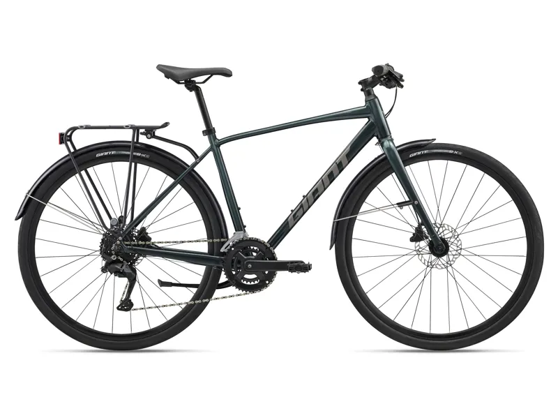 Giant Escape 2 City Disc 2026 Hybrid Bike - Asphalt Green