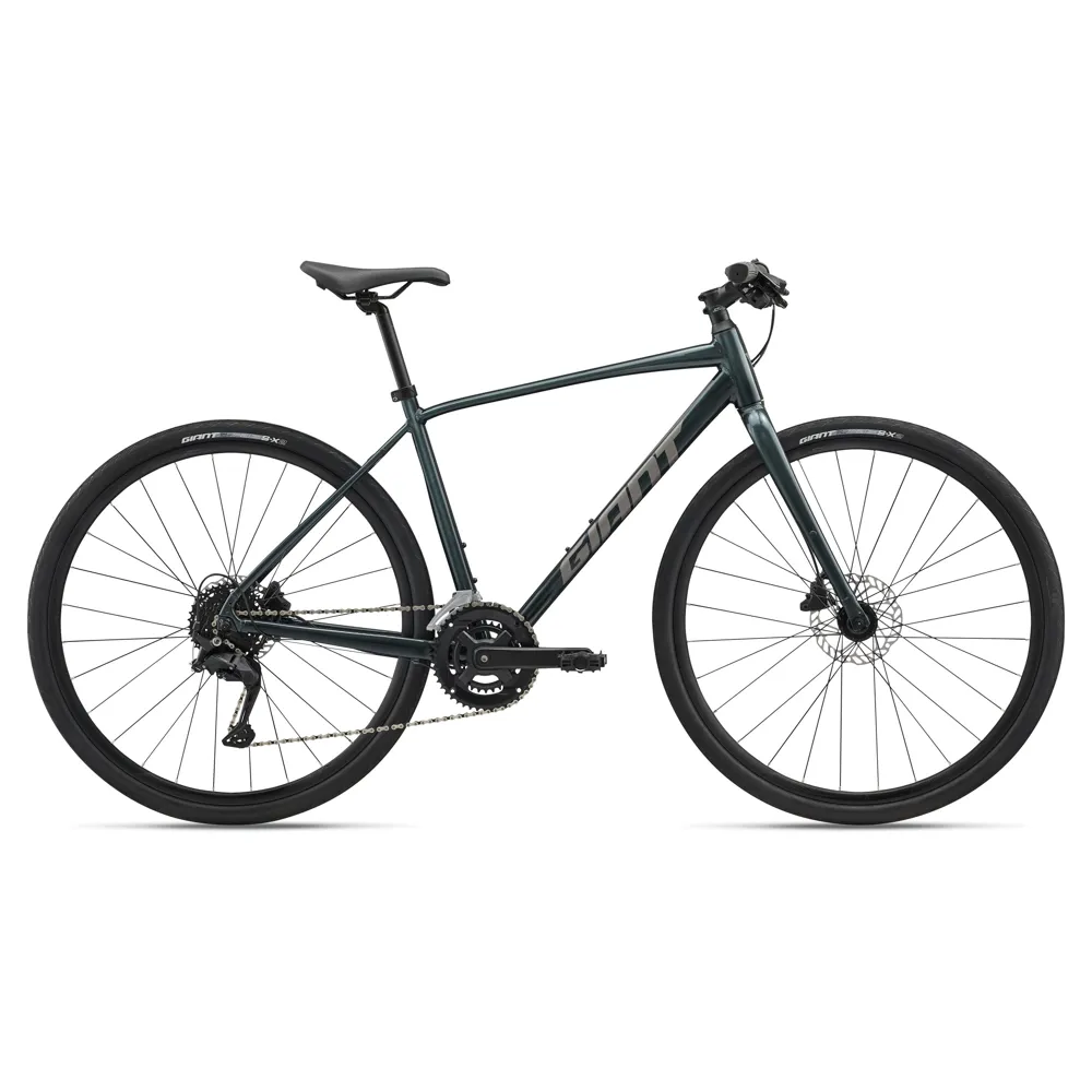 uPRISE Bikes Giant Escape 2 Disc 2026 Hybrid Bike - Asphalt Green | Price match, 365 day return s, 18-Month Warranty, Finance Available & Free UK Delivery