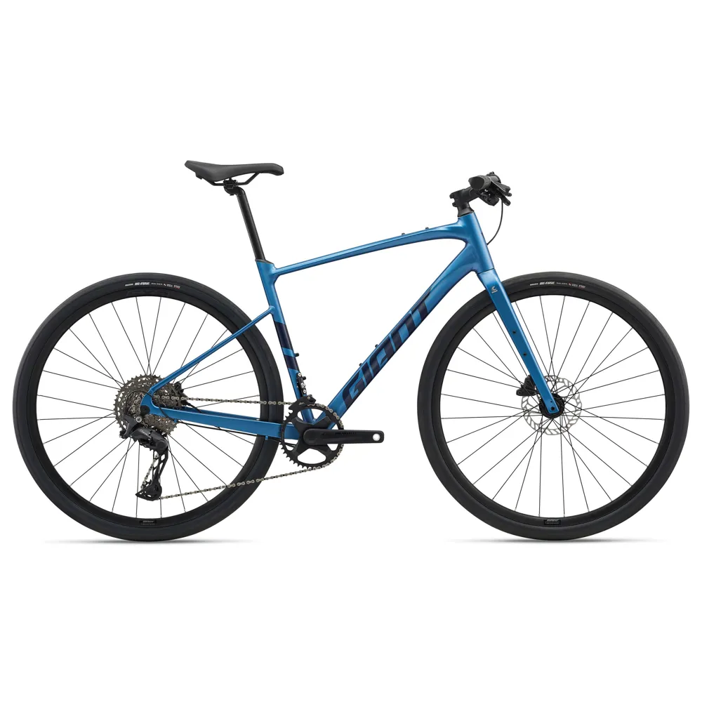 uPRISE Bikes Giant FastRoad AR 1 2026 Flat Bar Road Bike - Electron Blue | Price match, 365 day returns, 18-Month Warranty, Finance Available & Free UK Delivery