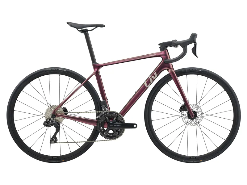 Liv Langma Advanced 1 2025 Women s Carbon Road Bike Mechanic Rose