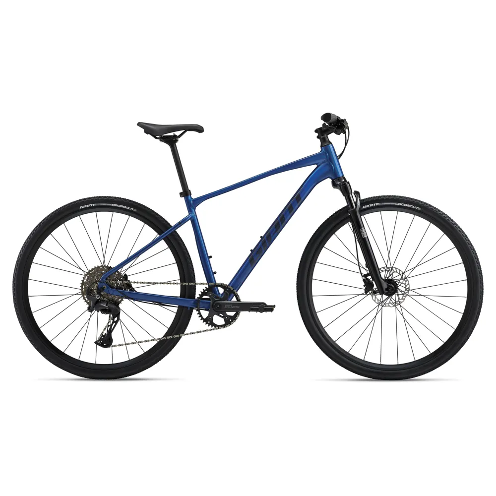 uPRISE Bikes Giant Roam 1 2025 Hybrid Bike - Electron Blue | Price match, 365 day returns, 18-Month Warranty, Finance Available & Free UK Delivery
